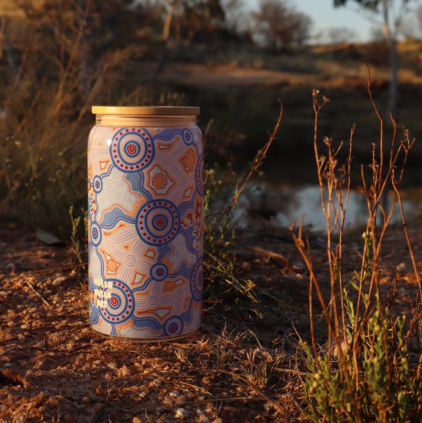 Rain Filling Waterholes - Glass Tumbler