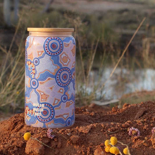 Rain Filling Waterholes - Glass Tumbler