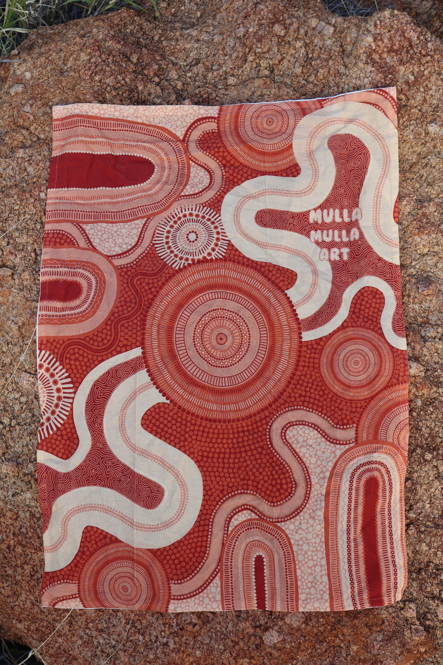 Rain Filling Waterholes - Tea Towel