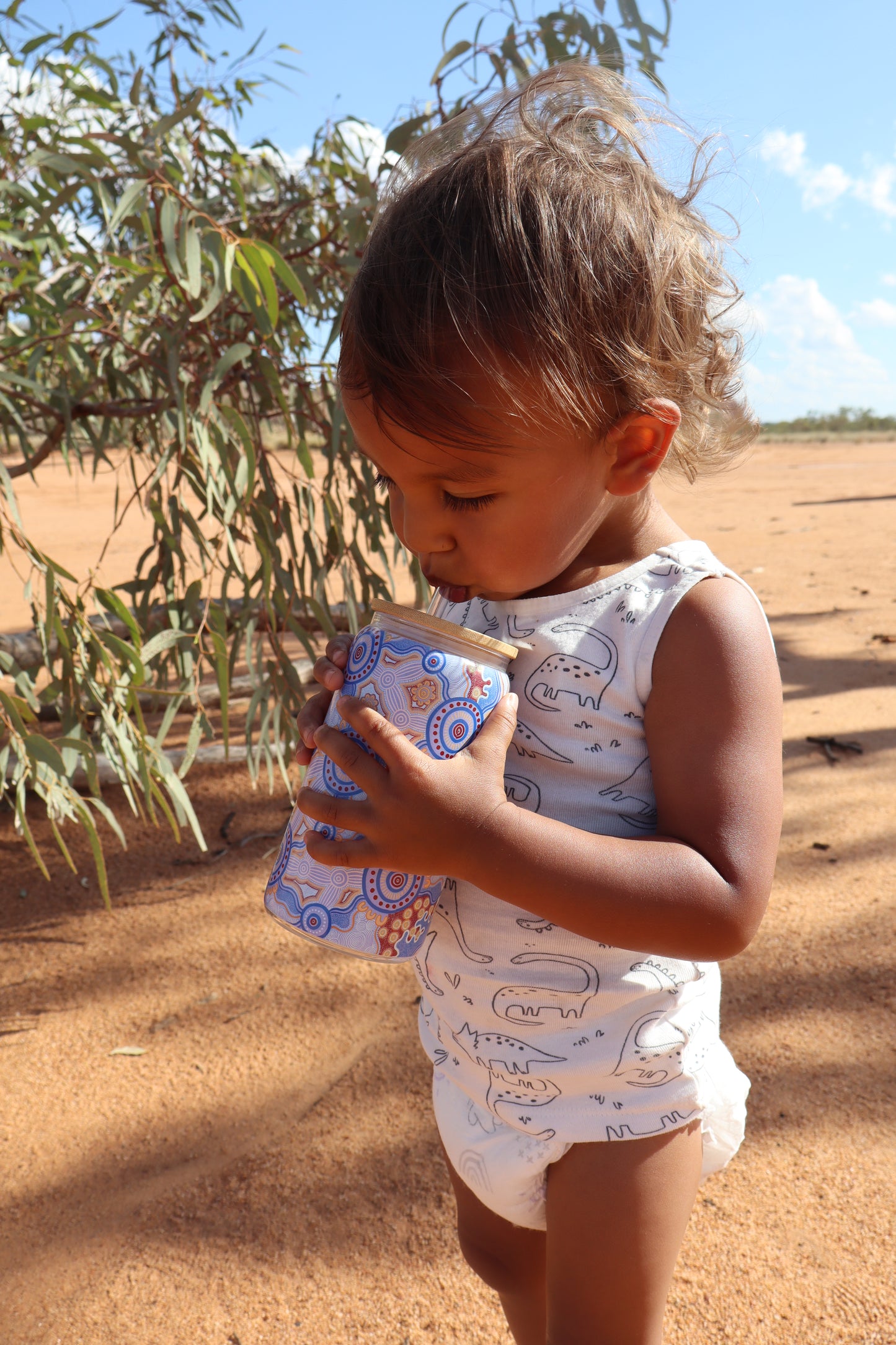 Rain Filling Waterholes - Glass Tumbler