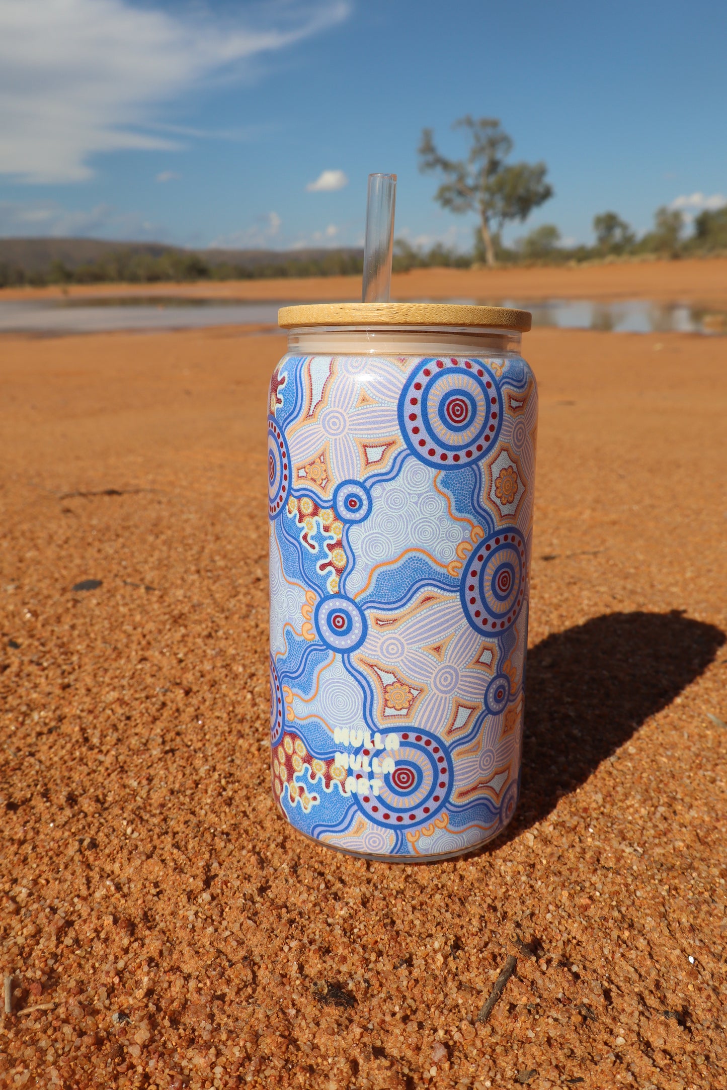 Rain Filling Waterholes - Glass Tumbler