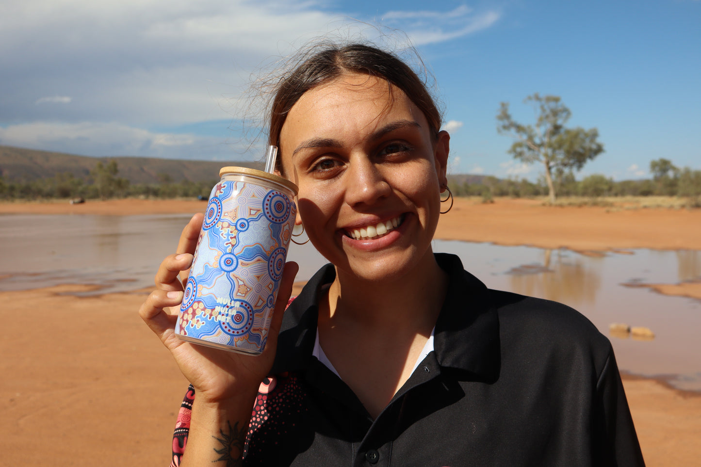Rain Filling Waterholes - Glass Tumbler